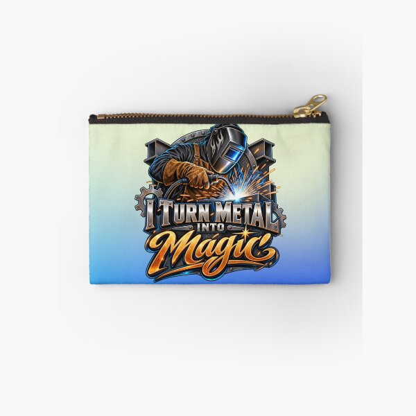 Item preview, I Turn Metal Into Magic | Welding Crewneck designed and sold by Xpression876.