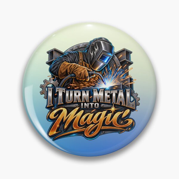 Item preview, I Turn Metal Into Magic | Welding Crewneck designed and sold by Xpression876.