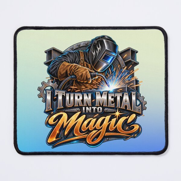 Item preview, I Turn Metal Into Magic | Welding Crewneck designed and sold by Xpression876.