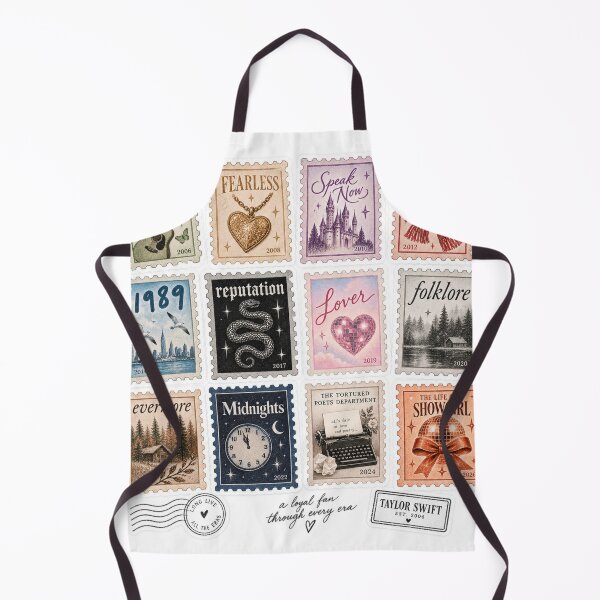 Item preview, Taylor Swift Album Eras Vintage Stamp Collection STICKER PACK designed and sold by taylorvinyls.