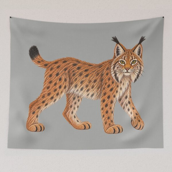 Item preview, Eurasian lynx – European wild cat designed and sold by JOANNASKAH.