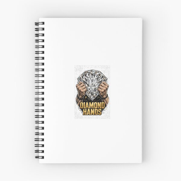 Item preview, Diamond Hands Bitcoin Shirt - Funny Crypto HODL Gift for Traders designed and sold by boussad78.