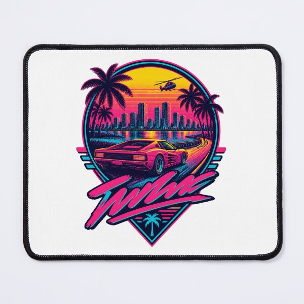 Item preview, Hotline Miami Outrun Style Retro Neon Synthwave Design designed and sold by Sonicify.