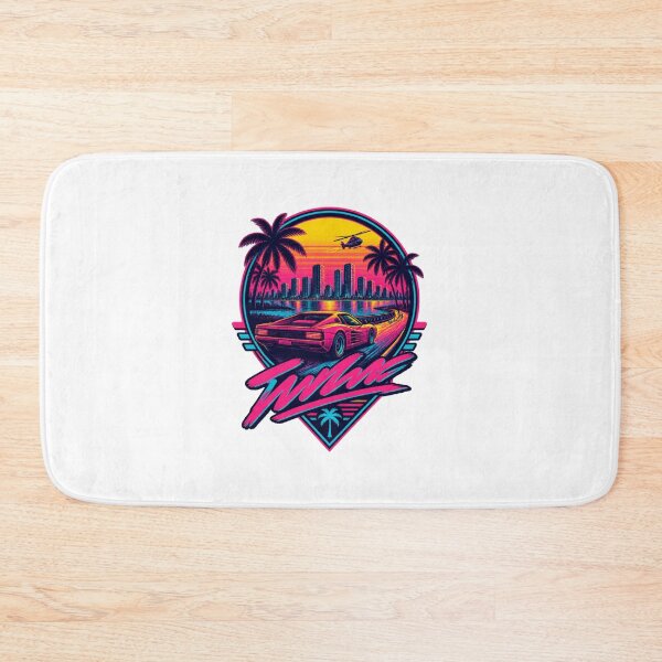 Item preview, Hotline Miami Outrun Style Retro Neon Synthwave Design designed and sold by Sonicify.