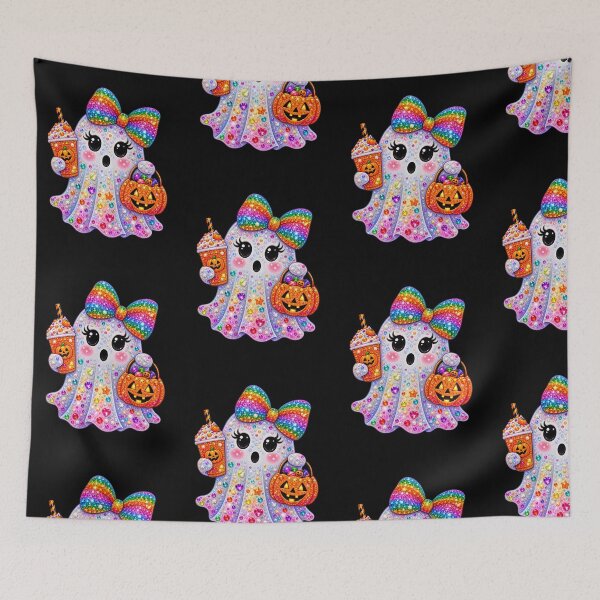 Item preview, Ghost Rhinestone Pumpkin Spice designed and sold by TheCurioCabinet.