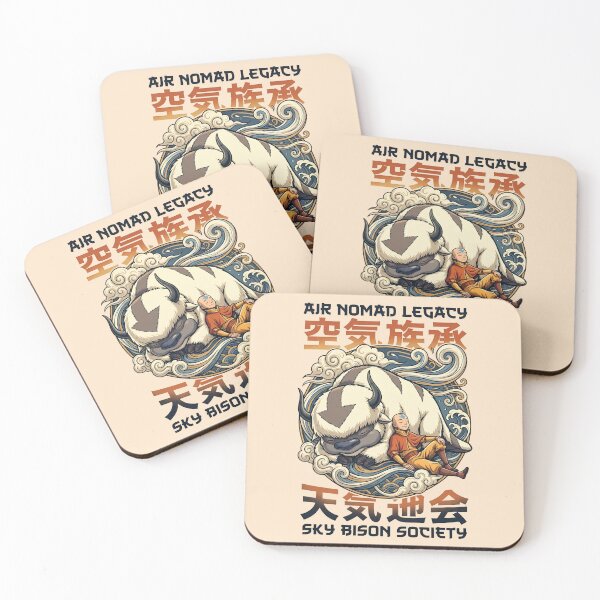 Item preview, Ornate Aang And Appa Airbender Air Nomad Legacy designed and sold by Numair  Baig.