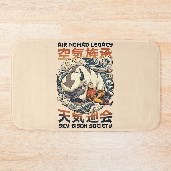 Item preview, Ornate Aang And Appa Airbender Air Nomad Legacy designed and sold by Numair  Baig.
