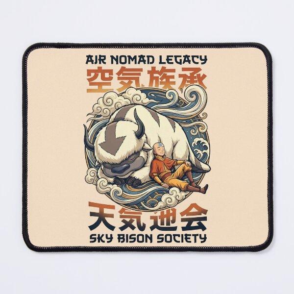 Item preview, Ornate Aang And Appa Airbender Air Nomad Legacy designed and sold by Numair Baig.