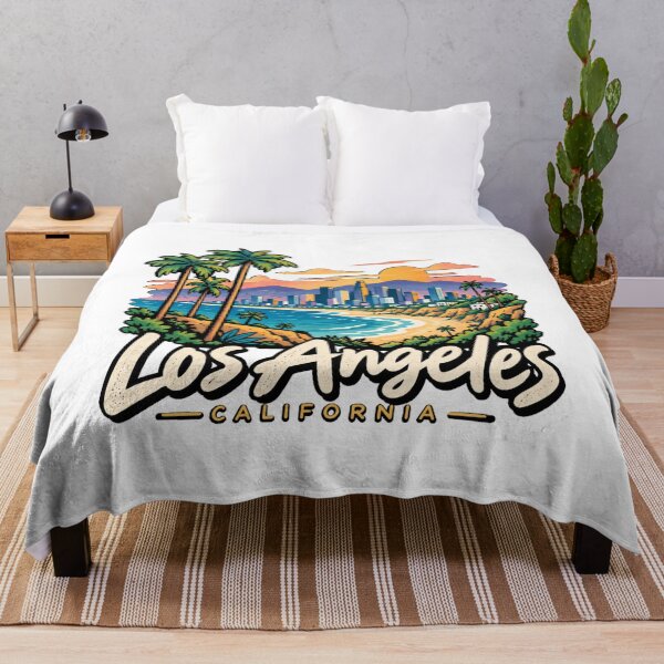 Item preview, Hand Drawn Los Angeles California Travel Souvenir Landmark Gift designed and sold by MichaeIRellov.