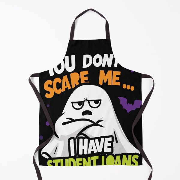 Item preview, Funny Ghost Student Loans Scarier Than Monsters Halloween designed and sold by CERO9.