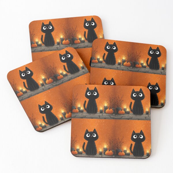 Item preview, 90s Halloween Cat Art designed and sold by Shadow Sir3ns Tarot.