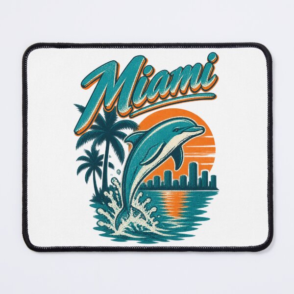 Item preview, Miami Dolphins Inspired Football Fan Art Design designed and sold by Sonicify.