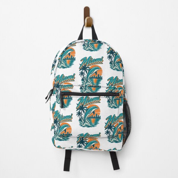 Item preview, Miami Dolphins Inspired Football Fan Art Design designed and sold by Sonicify.