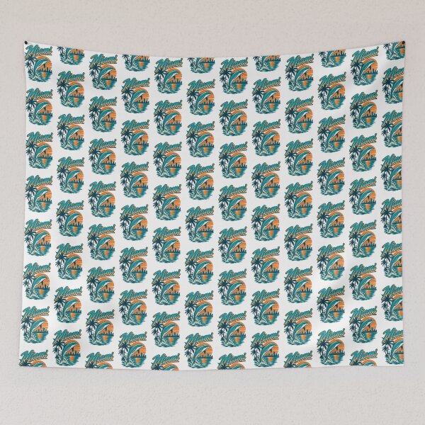 Item preview, Miami Dolphins Inspired Football Fan Art Design designed and sold by Sonicify.