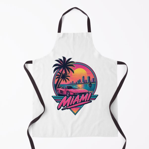 Item preview, Retro Miami Vice Inspired Neon Sunset Design with Palm Trees and Vintage Aesthetic designed and sold by Sonicify.
