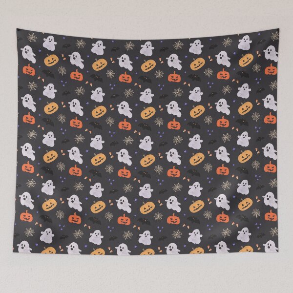 Item preview, Halloween Pattern with Dark Background designed and sold by NaliniLe.