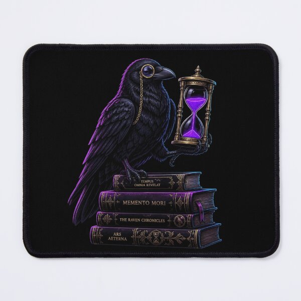Item preview, Dark Academia Alchemist Raven Hourglass designed and sold by LazyDayzCo.