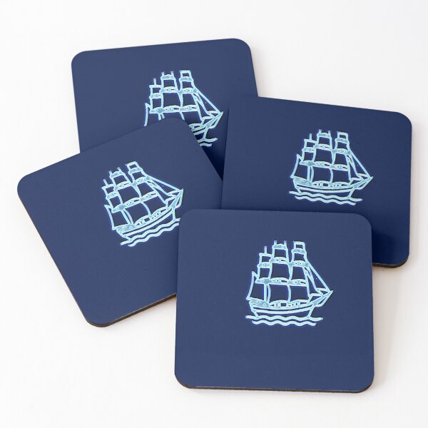 Item preview, ship minimalistic line art designed and sold by  Mudikeys.
