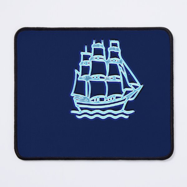 Item preview, ship minimalistic line art designed and sold by Mudikeys.
