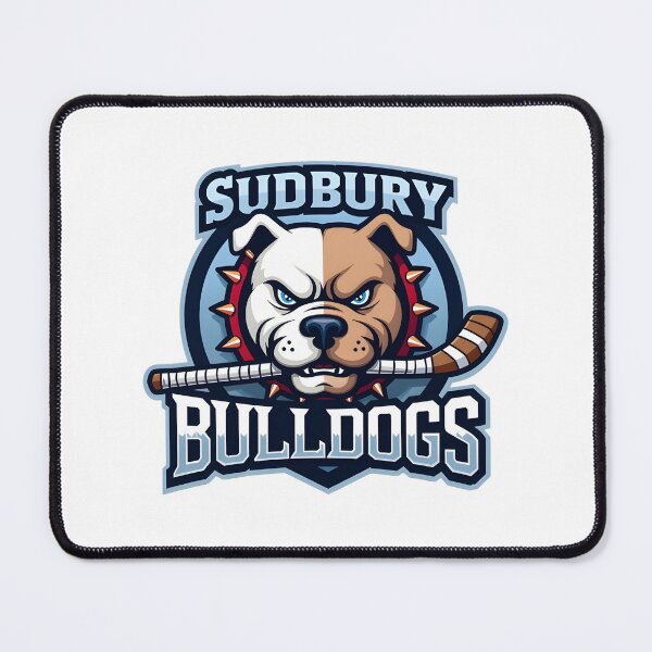Item preview, Sudbury Bulldogs Metallic Logo Design with Shiny Silver Effect designed and sold by varunbhagat.