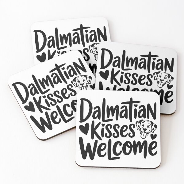 Item preview, Dalmatian Kisses Welcome designed and sold by theartfulaspie.