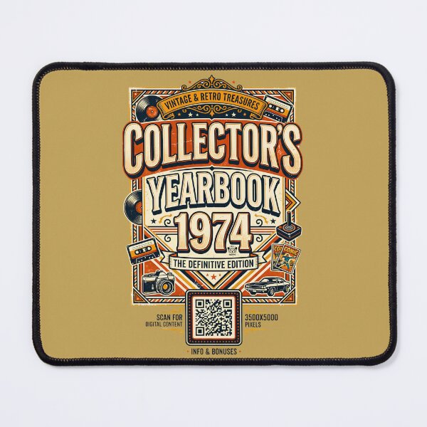 Item preview, Collector's Yearbook 1974 – Vintage Retro Nostalgia designed and sold by TOMASHINO.