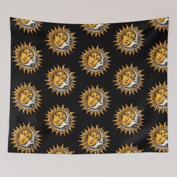Item preview, Girl Vintage Astronomy Stars Sun Moon Planets designed and sold by Genius Geek.