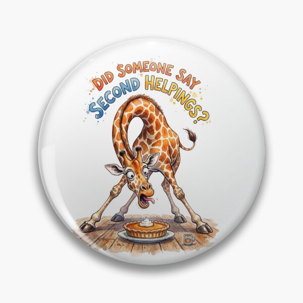 Item preview, Gluttonous Giraffe Pie designed and sold by Tiffany Roy.