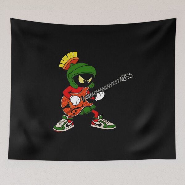 Item preview, Retro Space Alien Guitarist Graphic Tee designed and sold by Catspeachy.