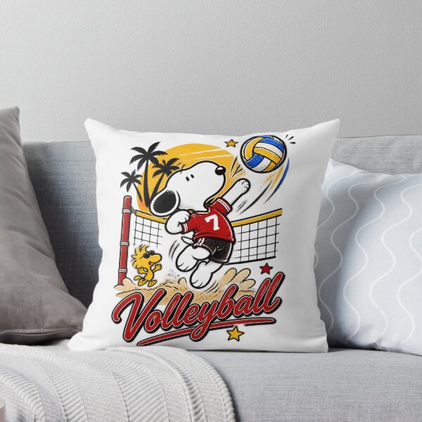 Item preview, Cute Cartoon Snoopy Playing Volleyball Sports Graphic Design designed and sold by foolsfoolsfools.