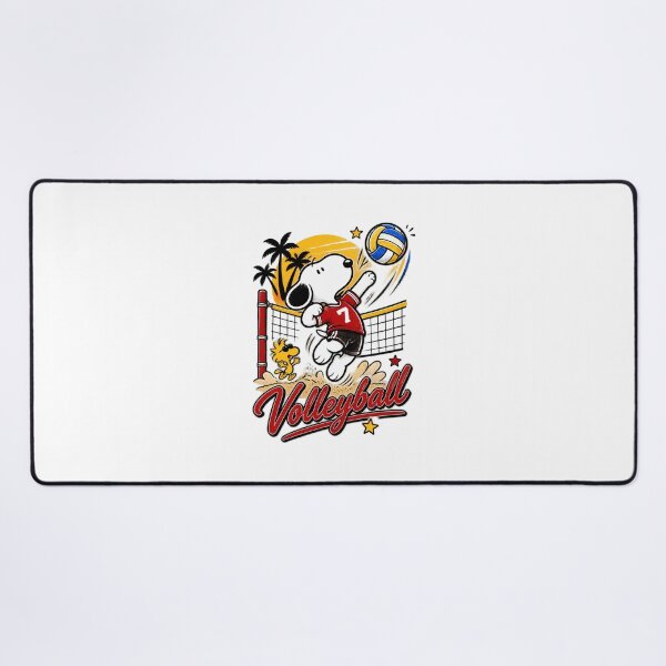 Item preview, Cute Cartoon Snoopy Playing Volleyball Sports Graphic Design designed and sold by foolsfoolsfools.