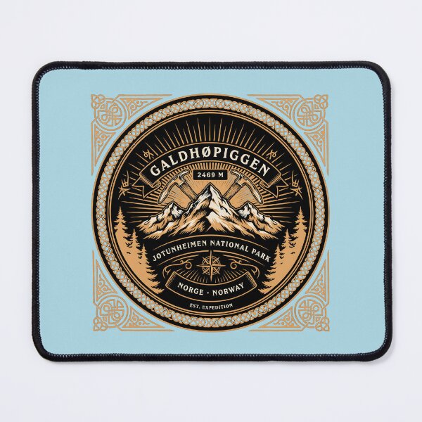 Item preview, Galdhopiggen Norway Hiking Scandinavian Mountains designed and sold by Redgiant87x.
