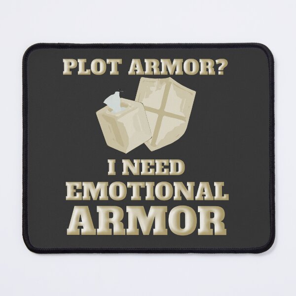 Item preview, Plot Armor? I Need Emotional Armor – Funny Book Lover Quote designed and sold by bookstackdream.