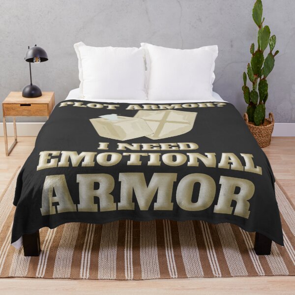 Item preview, Plot Armor? I Need Emotional Armor – Funny Book Lover Quote designed and sold by bookstackdream.