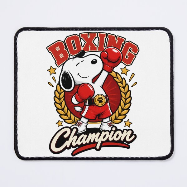 Item preview, Snoopy Boxing Champion Cute Fan Art Inspired by Classic Peanuts Character designed and sold by foolsfoolsfools.