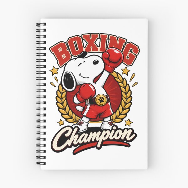 Item preview, Snoopy Boxing Champion Cute Fan Art Inspired by Classic Peanuts Character designed and sold by foolsfoolsfools.