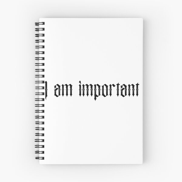 Item preview, I am important designed and sold by SlimyFish.