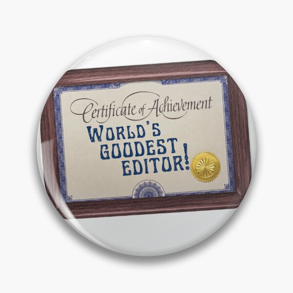 Item preview, World's Goodest Editor! designed and sold by ForWriters.