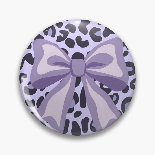 Item preview, Cute Pastel Lilac Purple Coquette Bow Leopard Print Aesthetic Pattern designed and sold by MayoshaVibes.