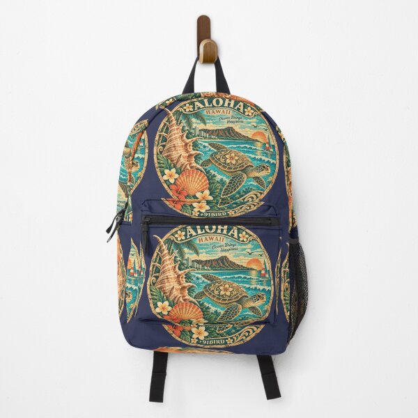 Item preview, Vintage Hawaii Sea Turtle – Ocean Brings Happiness designed and sold by Plus91BIRD.