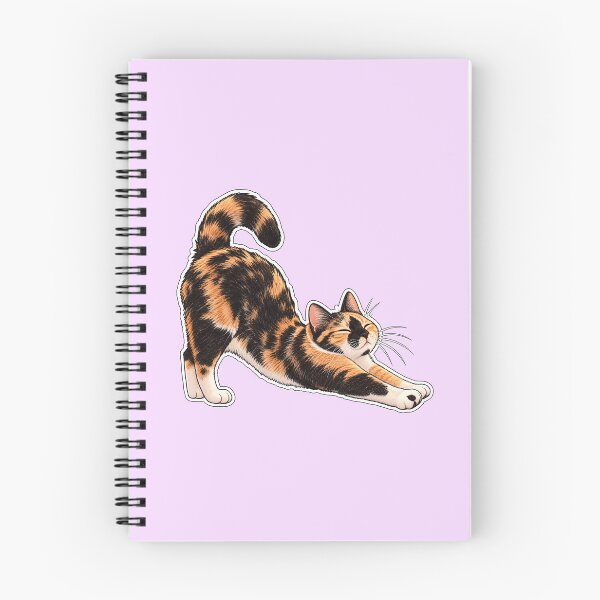 Item preview, Big Stretch – Happy Calico Cat designed and sold by House of Vardit.