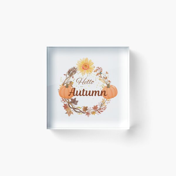 Item preview, Hello Autumn Fall decor designed and sold by HoppingCreation.