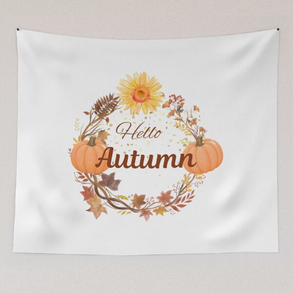 Item preview, Hello Autumn Fall decor designed and sold by HoppingCreation.