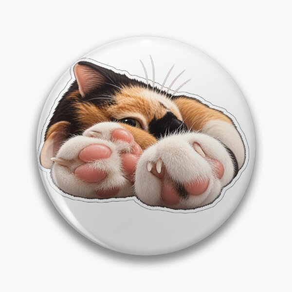 Item preview, Pink Toe Beans – Cute Calico Cat Paws designed and sold by House of Vardit.