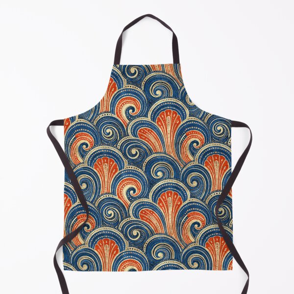 Item preview, Repeating Great Waves Pattern designed and sold by JaimeLikes.