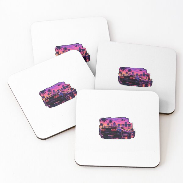 Item preview, Neon Sports Car Sticker designed and sold by Vikram-Solanki.