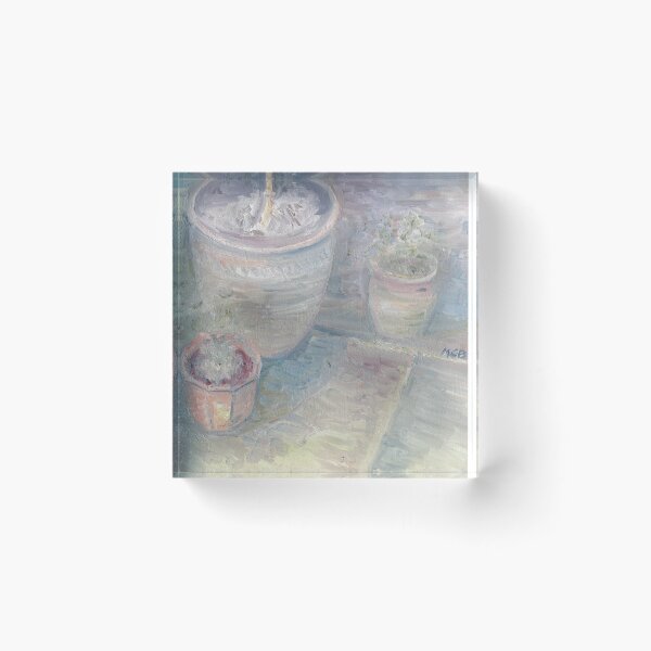 Item preview, Three Pots on the Terrace, Shoscombe designed and sold by Mary C Bon Art  .