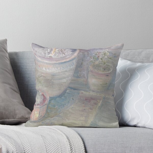 Item preview, Three Pots on the Terrace, Shoscombe designed and sold by Mary C Bon Art  .