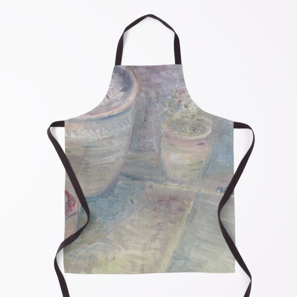 Item preview, Three Pots on the Terrace, Shoscombe designed and sold by Mary C Bon Art .