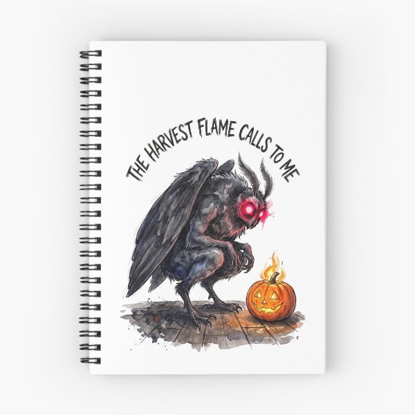 Item preview, Mothman Pumpkin Flame designed and sold by Tiffany Roy.
